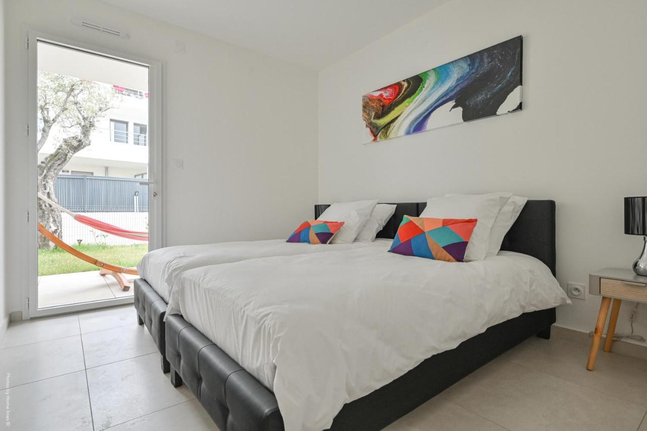 T4 Neuf - Jardin-Terrasse Et Piscine - Acces Direct Plages Et Centre Village - App C 12 Saint-Cyr-sur-Mer Exterior foto