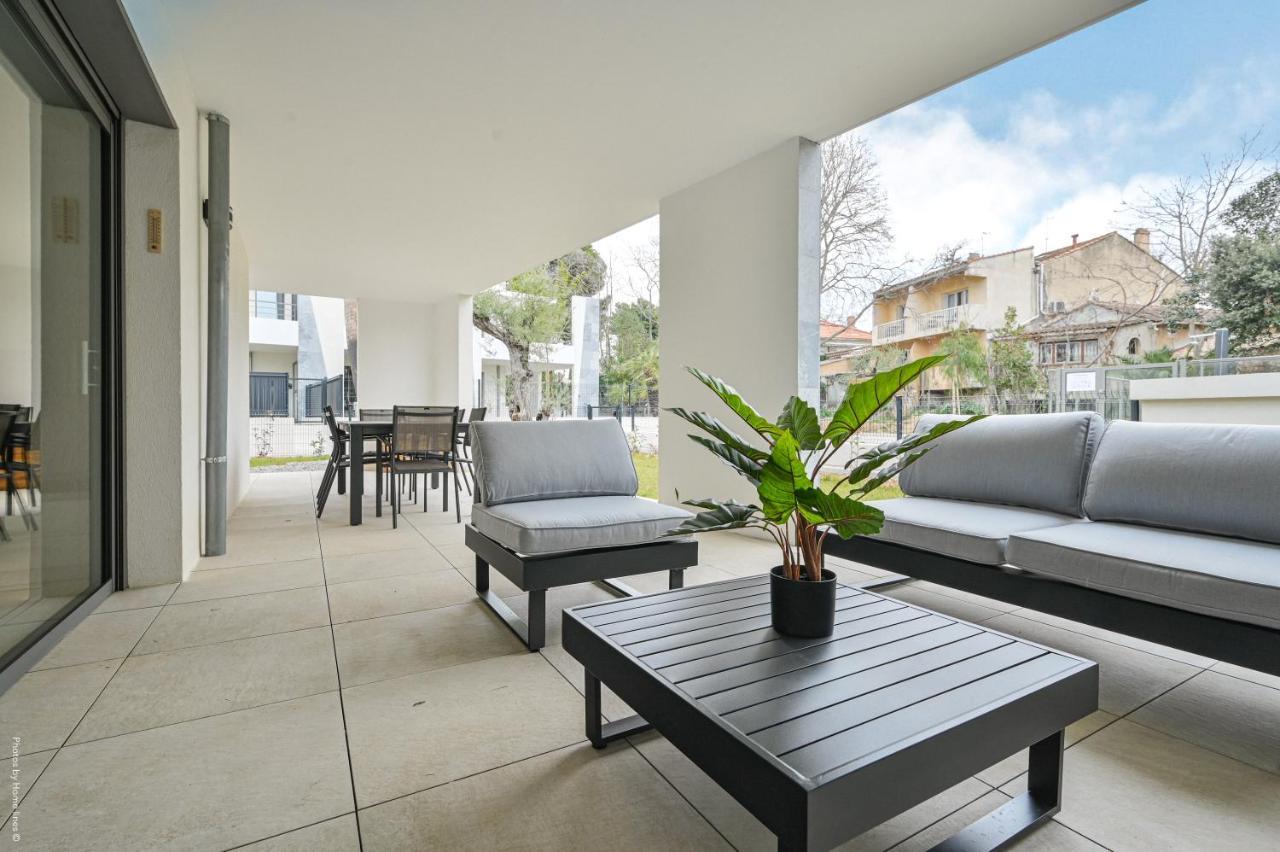 T4 Neuf - Jardin-Terrasse Et Piscine - Acces Direct Plages Et Centre Village - App C 12 Saint-Cyr-sur-Mer Exterior foto